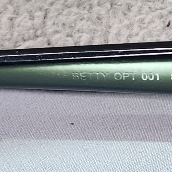 Saint Laurent Eyeglasses SL316 Betty 001 Black Oval Square 53-19-145 Frames Only - Picture 13 of 15